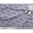 thumbnail image 2 of Soimoi Velvet Fabric Bull Dog Decor Fabric Printed Yard 58 Inch Wide, 2 of 3