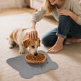 thumbnail image 5 of Hearth & Gear Silicone Cat Food Mat – Non Food Mat With Raised Edges Mat For Floor Easy To Clean Food Tablet, 5 of 5