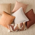 thumbnail image 4 of Bouclair Light Brown Clifford Decorative Pillow 20x20 in (51x51 cm), 4 of 10