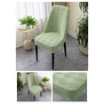 thumbnail image 4 of EGNMCR Home Decor, Room Decor, Wall Decor Large Arcs Half Pack Elastic Dining Table Chair Cover Half Round Household Chair Cover Cushion Backrest One Universals Chair Flock Stools Cover Cover, 4 of 6