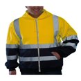 thumbnail image 1 of Unisex Workwear Coat Safety Reflective Strip Hoodies Jacket, 1 of 6