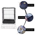 thumbnail image 4 of OULII Medium Pet Cage Dog Cage Black Iron Ventilation Training 1Pack, 4 of 8