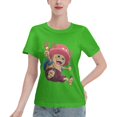 thumbnail image 1 of Women's Basic Short Sleeve T-Shirt One Piece Chopper, 1 of 6
