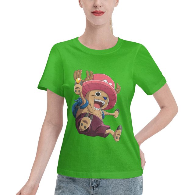 Women's Basic Short Sleeve T-Shirt One Piece Chopper