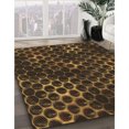 thumbnail image 3 of Ahgly Tapis Rectangulaire Lavable en Machine Intérieur Transitionnel Marron Clair, 7 Pieds x 9 Pieds, 3 of 7