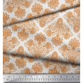 thumbnail image 2 of Soimoi Cotton Duck Fabric Swirls & Paisley Printed Fabric 1 Yard 42 Inch Wide, 2 of 3