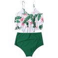 thumbnail image 4 of HAWEE Womens Tankini Swimsuits High Waisted Bathing Suits Tummy Control Ruffled Top Swimwear Two Piece Swimming Suits, 4 of 4