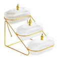 thumbnail image 1 of Lipstore Fruit Bowl Stylish Multifunctional Fruit Tray for Parties Wedding Decoration 3 Layer, 1 of 8