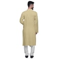thumbnail image 3 of Atasi Kurta Boutonné en Coton Flex pour Hommes, Tenue Estivale Décontractée, Kurtas-Xxx-Grand, 3 of 6
