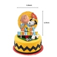 thumbnail image 3 of Snoopy Theme Birthday Party Supplies Decoration Kits Including Banner Cake Cupcake Topper Balloons Sets, 3 of 5