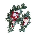 thumbnail image 1 of Langgg Rustic Artificial Flower Swag Handmade Hanging Flowers Backdrop for Parties Arbor Ornament Red, 1 of 9