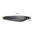 thumbnail image 2 of Unique Bargains 8 Pcs Low Noise Propellers 3 Inch Black Drone Blades Golden Edge Propeller Replacement, 2 of 4