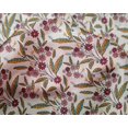 thumbnail image 4 of oneOone Silk Tabby Fabric Leaves & Floral Block Print Fabric By Yard 42 Inch Wide, 4 of 4