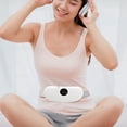 thumbnail image 4 of Portable Heating Pad Heating Pad for Back with 3 Heat and 9 Vibration Massage Modes Portable Fast Heating Belly Wrap Belt for Women, 4 of 6