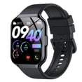 thumbnail image 4 of Montre Intelligente Compatible Android et iPhone, 1,96 Pouce, pour Hommes et Femmes, Plus de 110 Modes Sportifs, Suivi d'Activité, Répond aux Appels et aux Messages, Étanchéité IP68, Idéale comme Cadeau (Noire)., 4 of 7