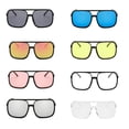thumbnail image 2 of Optical Glasses Black Rimmed Spectacles Hip-hop Fashionable UV Protection Large-frame Clothing Accessories for Eyes Protection Black Rimmed Mercury, 2 of 6