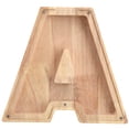 thumbnail image 4 of Wooden Bank, Attractive Decorative Transparent Appearance Initial Bank  For Home Decoration, 4 of 8