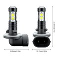 thumbnail image 3 of 2pcs For HYUNDAI Elantra 2007-2013 881 LED Fog Light Bulbs 6000K Lamp Super Bright, 3 of 11