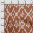thumbnail image 1 of oneOone Cotton Cambric Fabric Geometric Ikat Print Fabric BTY 56 Inch Wide, 1 of 4
