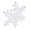 thumbnail image 2 of Vickerman 30" White Glitter Snowflake Christmas Ornament, 2 of 2