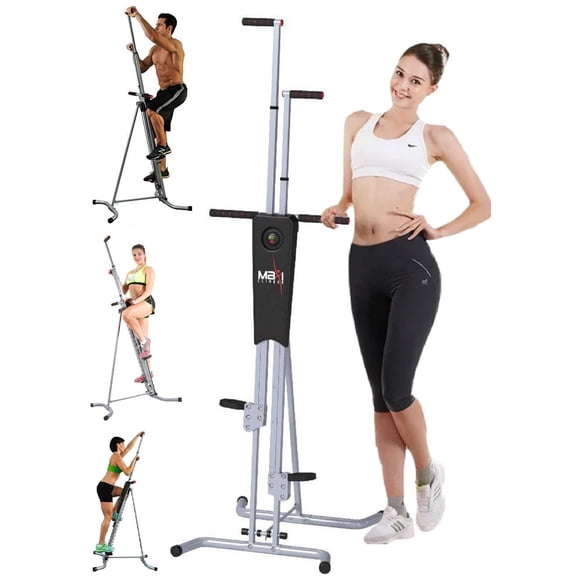 Maxi Climber Escalade Verticale Marche d'Escalier Machine D\'entraînement Physique, Machine D\'entraînement Physique à Escalade d'Escaliers Réglable, Marchepied d'Exercice pour Gym à la Maison