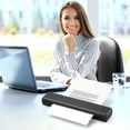 thumbnail image 5 of Black Wireless Portable Printer Black Supports A4 Inkless Mobile Ios Android Laptop Portable Printers #8dXU0, 5 of 5