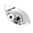 thumbnail image 4 of Gorgeri Handle Lock, Half-Moon Push Button Latch Furniture Handle  Cupboard Cabinet Door Lock, 4 of 8
