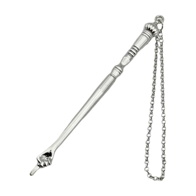 Langgg Yad Torah Pointer Reading Tool Hand Top Bible Pointer Pointer Silver Yad Onion Assistant Hand Silver Onion Top Length 17cm