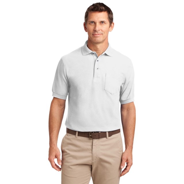 Port Authority Men's Silk Touch Polo with Pocket. K500P