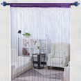 thumbnail image 4 of PiccoCasa 1 Panneau Rideau à Franges pour Porte, 39"x79 Pouces Violet Foncé, 4 of 6