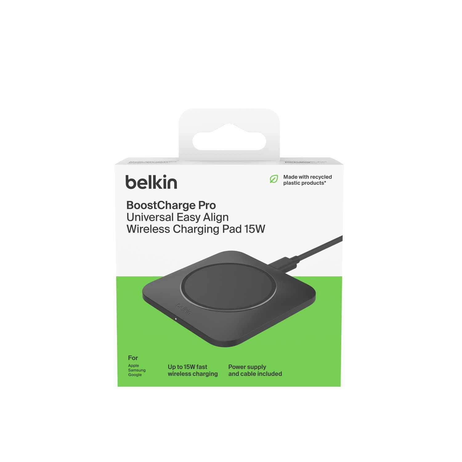 Chargeur sans Fil BoostCharge Pro Universal Easy Align 15W de Belkin