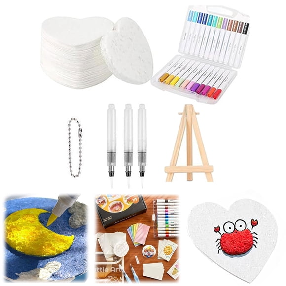 Spring & Summer Promotion Puffy Paint 3D Drawing Canvas Sponge Puffy Drawing Texture Painting Kit DIY Bubble Drawing Pens Art 50ml