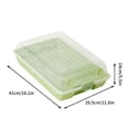 thumbnail image 2 of Shoe Storage Box under $5! CQCYD Transparent Shoe Storage Box, Stackable Shoe Organizer with Vent Holes, Clear Plastic Shoe Cabinet for Closet Shelving, Thickened Shoe Box, 2 of 3