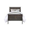 thumbnail image 2 of ACME Louis Philippe Twin Bed (FB 29"H) in Dark Gray, 2 of 2