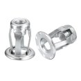 thumbnail image 1 of Unique Bargains Écrous de Vérin M6, Lot de 5 Écrous Filetés pour Insert en Acier Inoxydable 304 avec Rivets, Longueur de 18,6 mm, 1 of 5