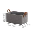 thumbnail image 2 of Organisateurs et Rangement pour Garde-Robe, Organisateurs et Rangement, Bac Organisateur de Garde-Robe Panier de Rangement Pliable avec Cadre en Acier Support Bac de Rangement pour Garde-Robe Bac de Rangement en Tissu avec Poignées, Organisateur de Rangement pour Jouets, 2 of 9