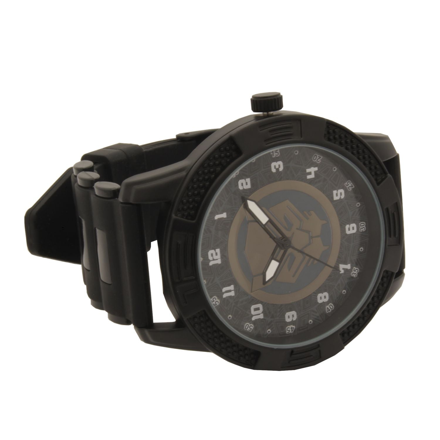 Adult Spiderman Black Metal Bracelet Watch