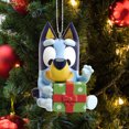 thumbnail image 2 of Bluey with Present Christmas Ornament, 2 of 4