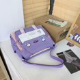 thumbnail image 3 of Fashion Student Tutorial Bag Kawaii Women Large Shoulder Messenger Bag (Blue), 3 of 10