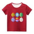 thumbnail image 1 of Chandails pour Filles Tout-Petits Enfants Garçons Filles Mignon Col Rond Imprimé Manches Courtes Haut, 1 of 1