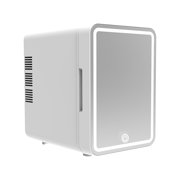 Suncoda Refrigerator Cabinet, Mini Beauty Mini Refrigerator Car Mounted Small Border Delivery Student Dormitory 4L Portable Built Lighting