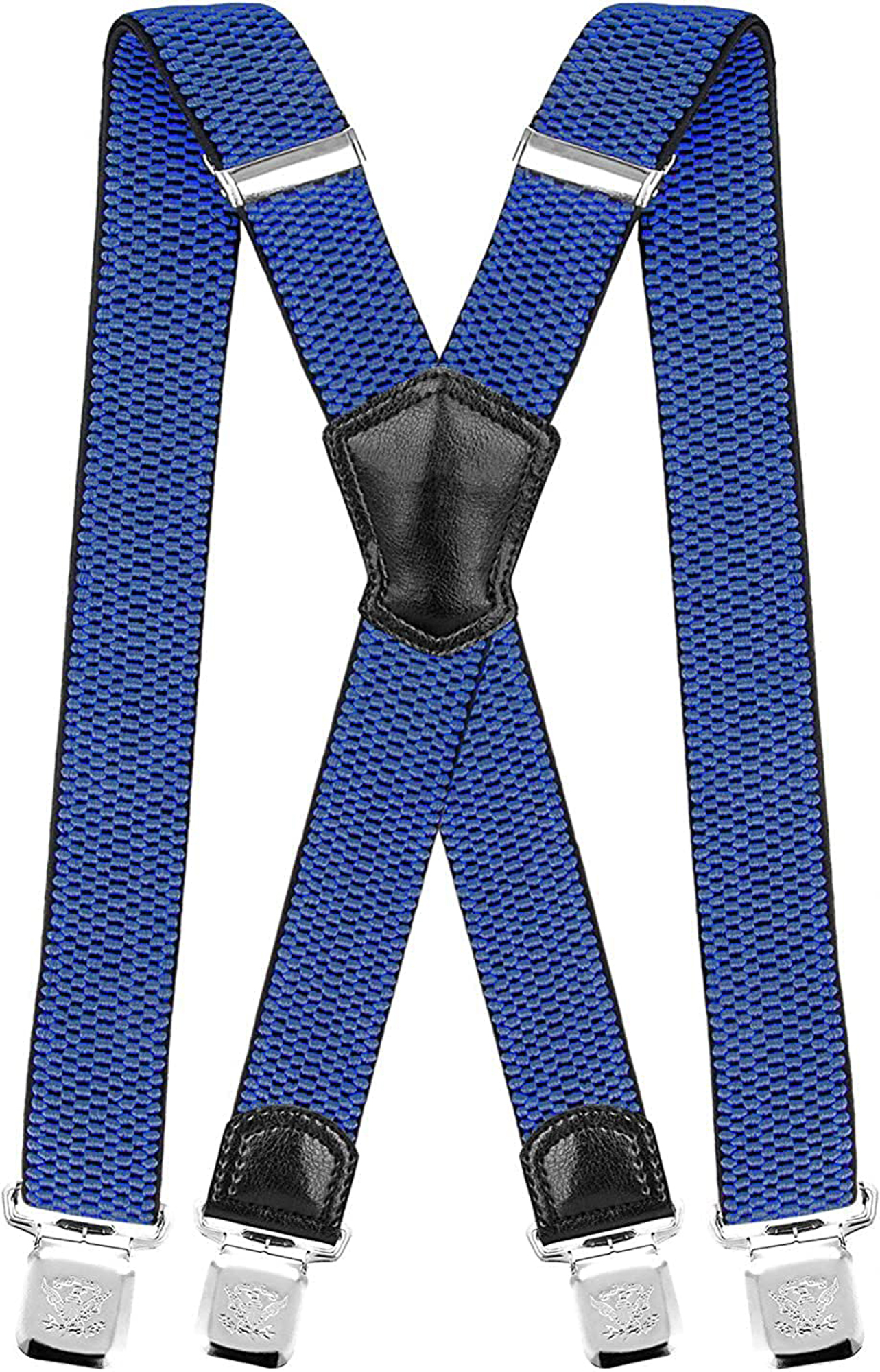 Little Hand Mens Suspenders Elastic Braces Adjustable Heavy Duty X Shape