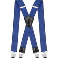 thumbnail image 1 of Little Hand Mens Suspenders Elastic Braces Adjustable Heavy Duty X Shape, 1 of 5