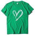 thumbnail image 2 of Jsaierl T-Shirts Imprimés Amour de la Saint-Valentin pour Femmes Été Manches Courtes Col Rond T-Shirts Mignons Polyvalents Défilé T-Shirts Confortables et Doux, 2 of 3