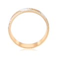 thumbnail image 2 of 10k Gold Men's Comfort-Fit Wedding 6MM Hand Etched Two Tone Band, 2 of 3