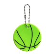 thumbnail image 1 of Porte-clés Réfléchissant Haute Visibilité Pendentif de Sac à Dos Réflecteurs en PVC Basketball, 1 of 5
