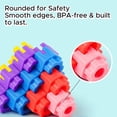 thumbnail image 3 of Hexagon Building Blocks for Toddlers & Kids | Snap Together Stems Toys for Preschool Learning | Creative Construction Set with Secure Connections for Safe Play, 3 of 9