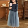 thumbnail image 5 of Rbaofujie Robes Tutu pour Filles Manches Longues Automne Hiver Robe en Tulle à Sequins 4-16 Ans, 5 of 5
