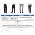 thumbnail image 5 of TOPTIE Pantalon de Chef de Cuisine pour Homme à Rayures Noires Style Cargo, 5 of 5