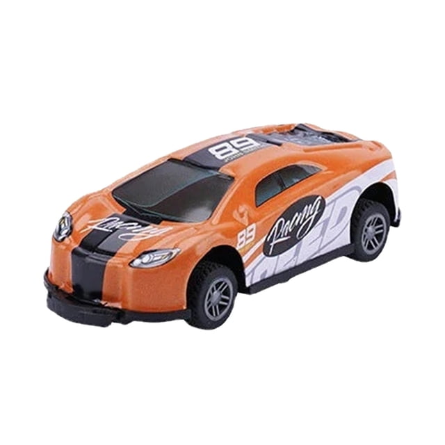 EGNMCR Alloy Car Crash Ejector Car Metal Tin Bouncing Small Car Racing Mini Model Plastic racing car model Birthday Gifts for Kids